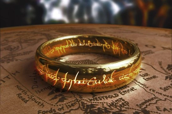 El anillo único, del universo Tolkien.