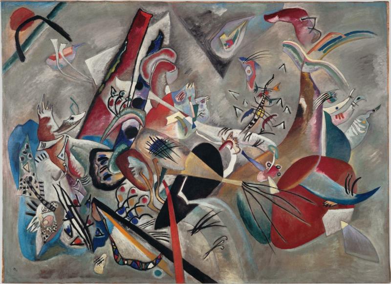 Im Grau (1919). Kandinsky